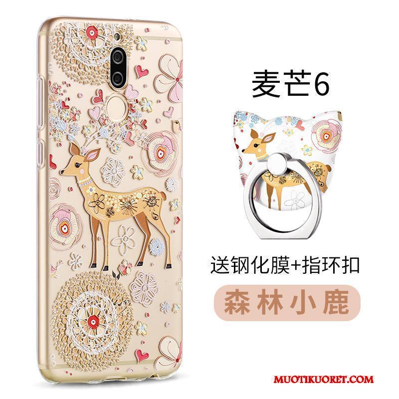 Huawei Mate 10 Lite Kuori Kotelo Ihana Luova Monivärinen Tyylikäs Silikoni Persoonallisuus