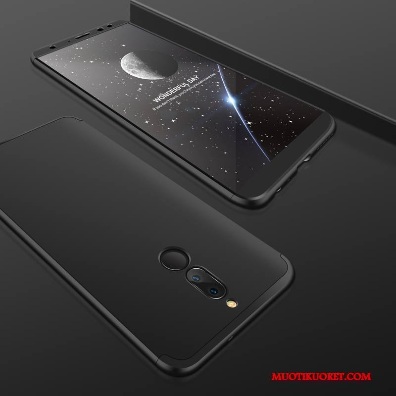 Huawei Mate 10 Lite Kuori Kotelo Kulta Puhelimen Kuoret Suojaus Pesty Suede