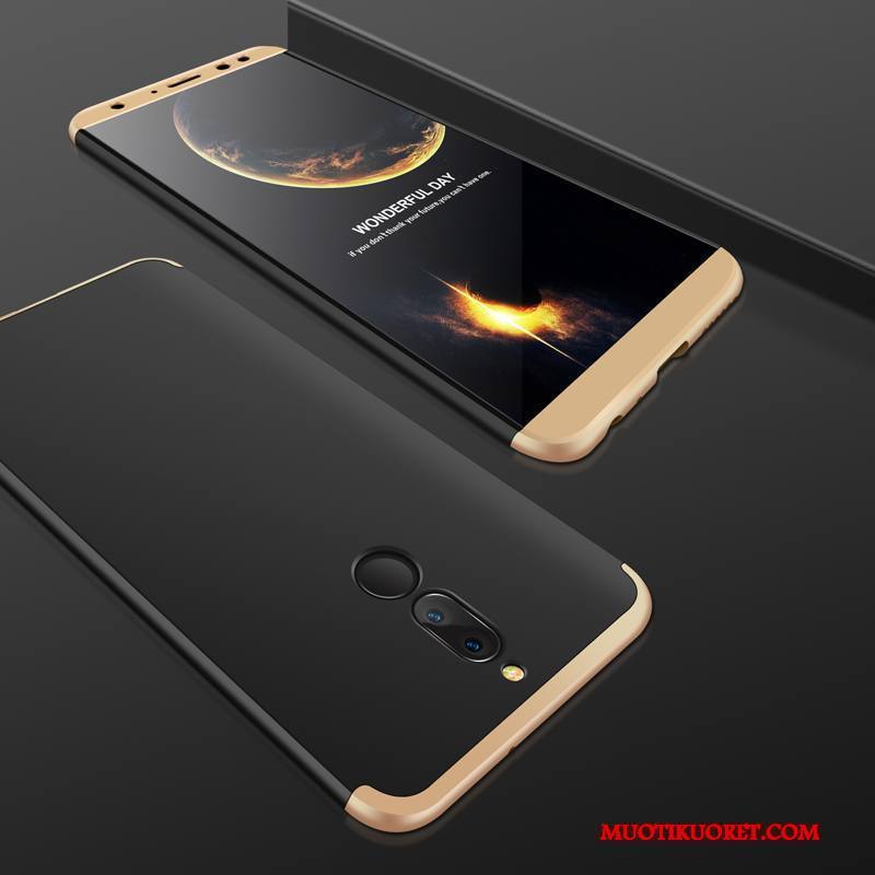 Huawei Mate 10 Lite Kuori Kotelo Kulta Puhelimen Kuoret Suojaus Pesty Suede