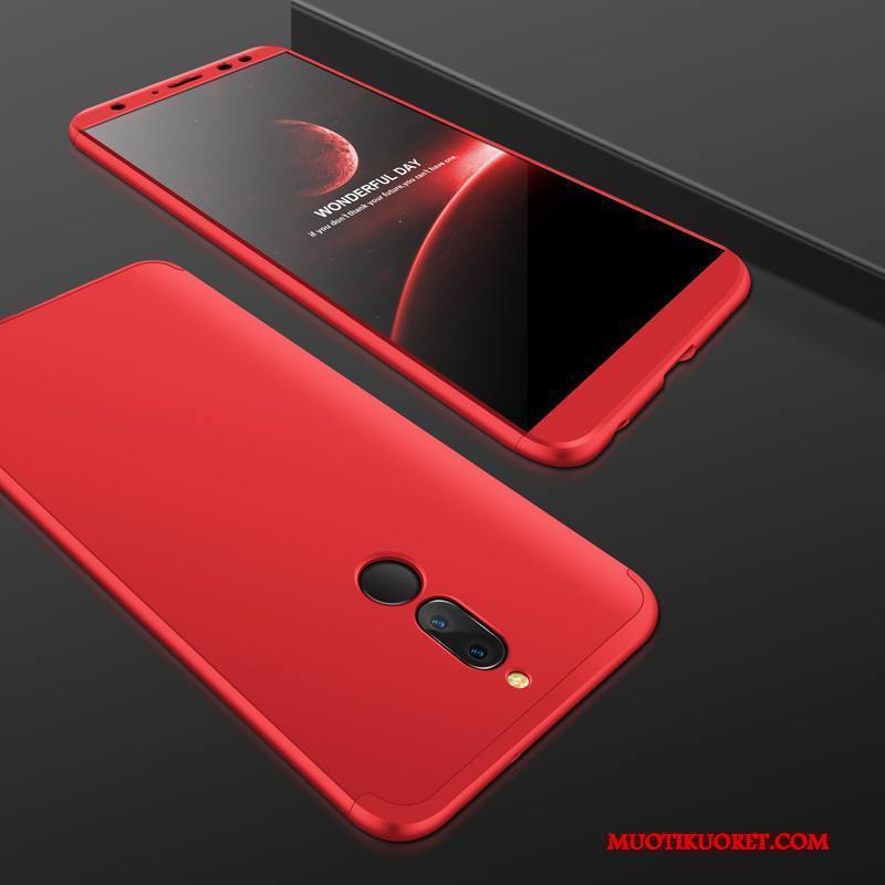 Huawei Mate 10 Lite Kuori Kotelo Kulta Puhelimen Kuoret Suojaus Pesty Suede