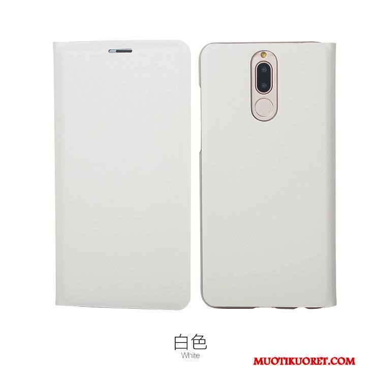 Huawei Mate 10 Lite Kuori Kuoret Kortti Puhelimen Nahkakotelo Punainen Murtumaton