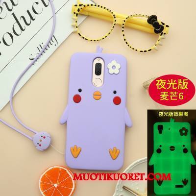 Huawei Mate 10 Lite Kuori Murtumaton Kotelo Suojaus All Inclusive Keltainen Pehmeä Neste Ihana