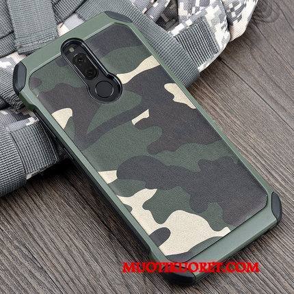 Huawei Mate 10 Lite Kuori Murtumaton Puhelimen Kuoret Hemming Naamiointi Sininen Trendi Silikoni