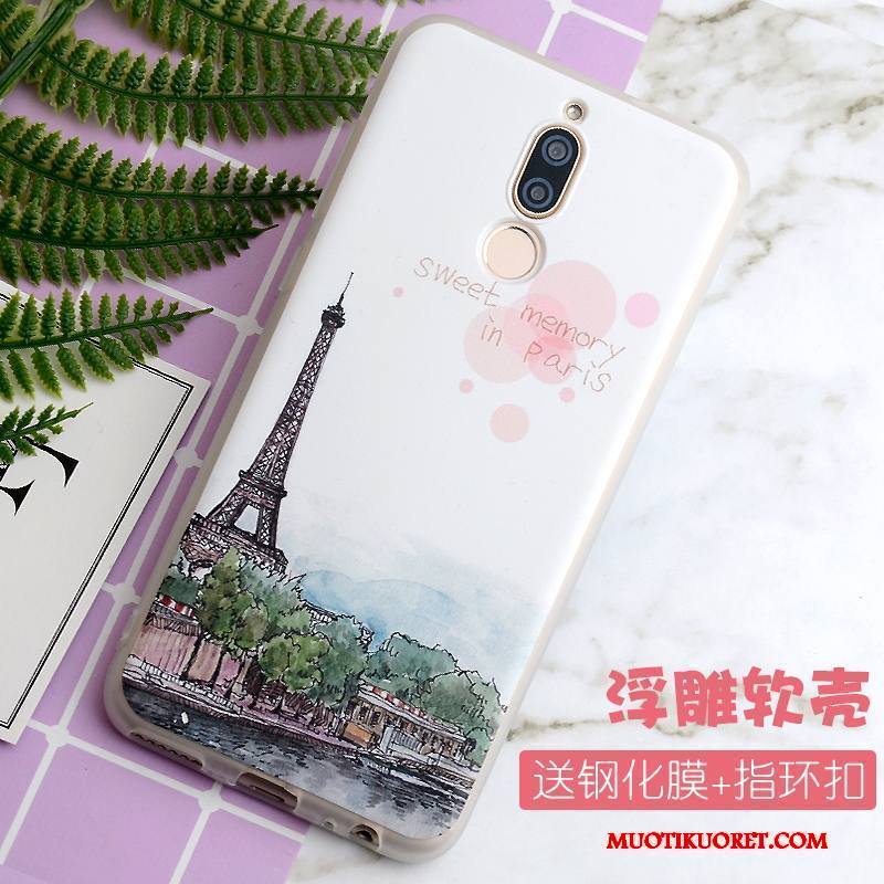 Huawei Mate 10 Lite Kuori Pehmeä Neste All Inclusive Murtumaton Pesty Suede Keltainen Puhelimen Kuoret Luova