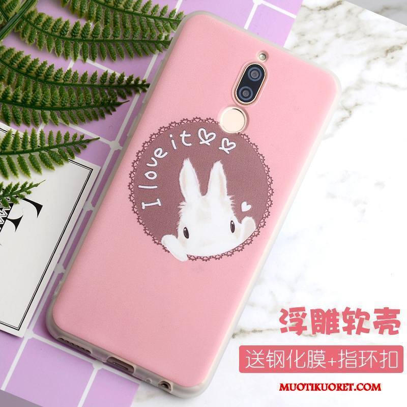 Huawei Mate 10 Lite Kuori Pehmeä Neste All Inclusive Murtumaton Pesty Suede Keltainen Puhelimen Kuoret Luova