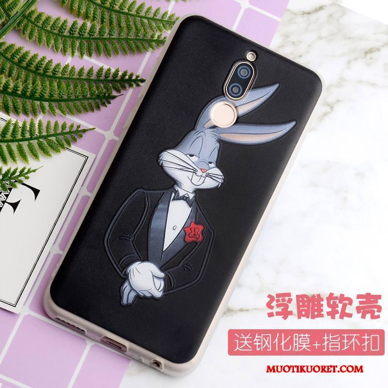 Huawei Mate 10 Lite Kuori Pehmeä Neste All Inclusive Murtumaton Pesty Suede Keltainen Puhelimen Kuoret Luova