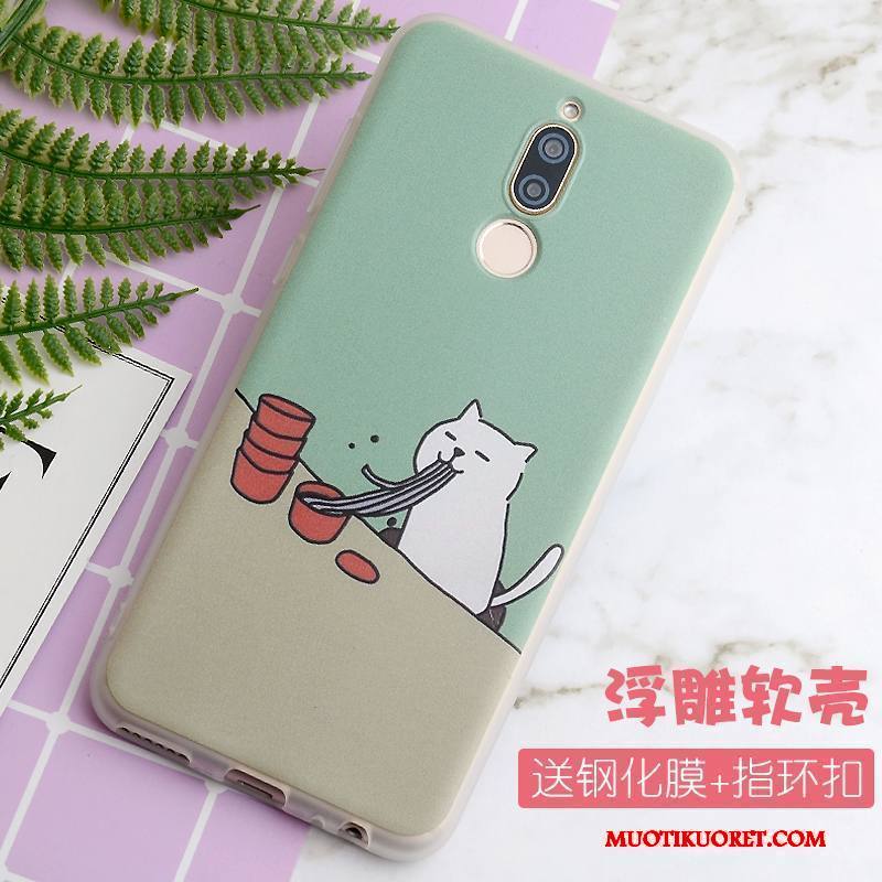 Huawei Mate 10 Lite Kuori Pehmeä Neste All Inclusive Murtumaton Pesty Suede Keltainen Puhelimen Kuoret Luova