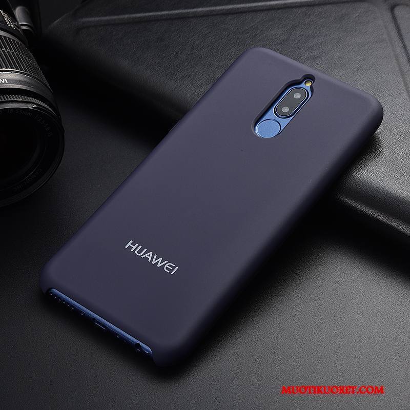 Huawei Mate 10 Lite Kuori Pehmeä Neste Silikoni Musta Puhelimen Kuoret Pesty Suede Suojaus Trendi