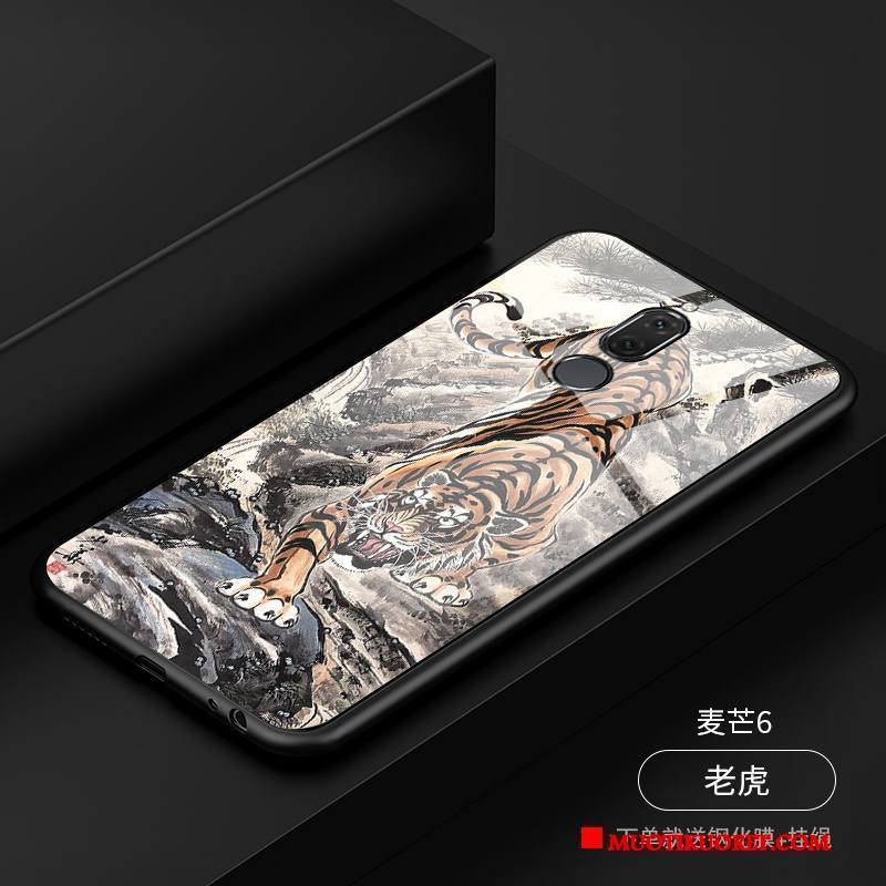 Huawei Mate 10 Lite Kuori Sininen Kotelo Muokata Lasi Persoonallisuus Murtumaton All Inclusive