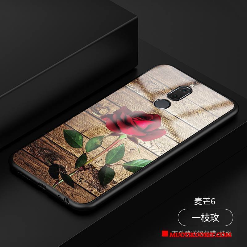 Huawei Mate 10 Lite Kuori Sininen Kotelo Muokata Lasi Persoonallisuus Murtumaton All Inclusive