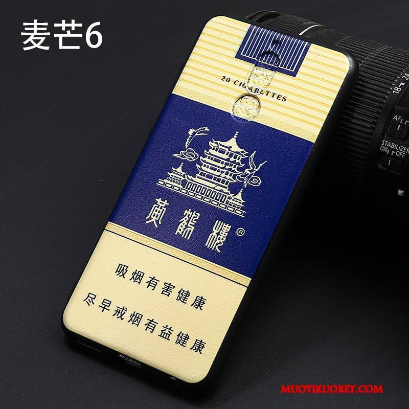 Huawei Mate 10 Lite Kuori Suojaus Kohokuviointi Punainen Puhelimen Kuoret All Inclusive Pehmeä Neste Kotelo