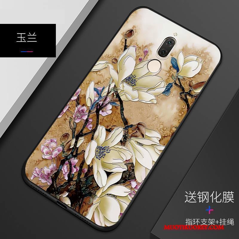 Huawei Mate 10 Lite Puhelimen Kuoret Muokata Pesty Suede Kotelo Persoonallisuus Silikoni Kuori