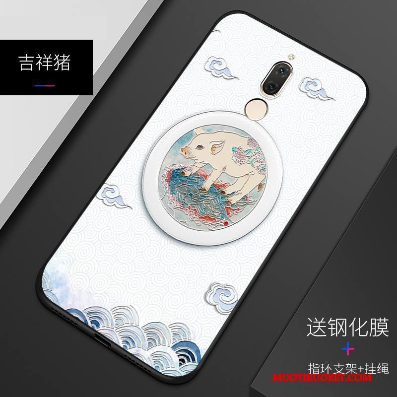 Huawei Mate 10 Lite Puhelimen Kuoret Muokata Pesty Suede Kotelo Persoonallisuus Silikoni Kuori