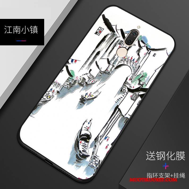 Huawei Mate 10 Lite Puhelimen Kuoret Muokata Pesty Suede Kotelo Persoonallisuus Silikoni Kuori