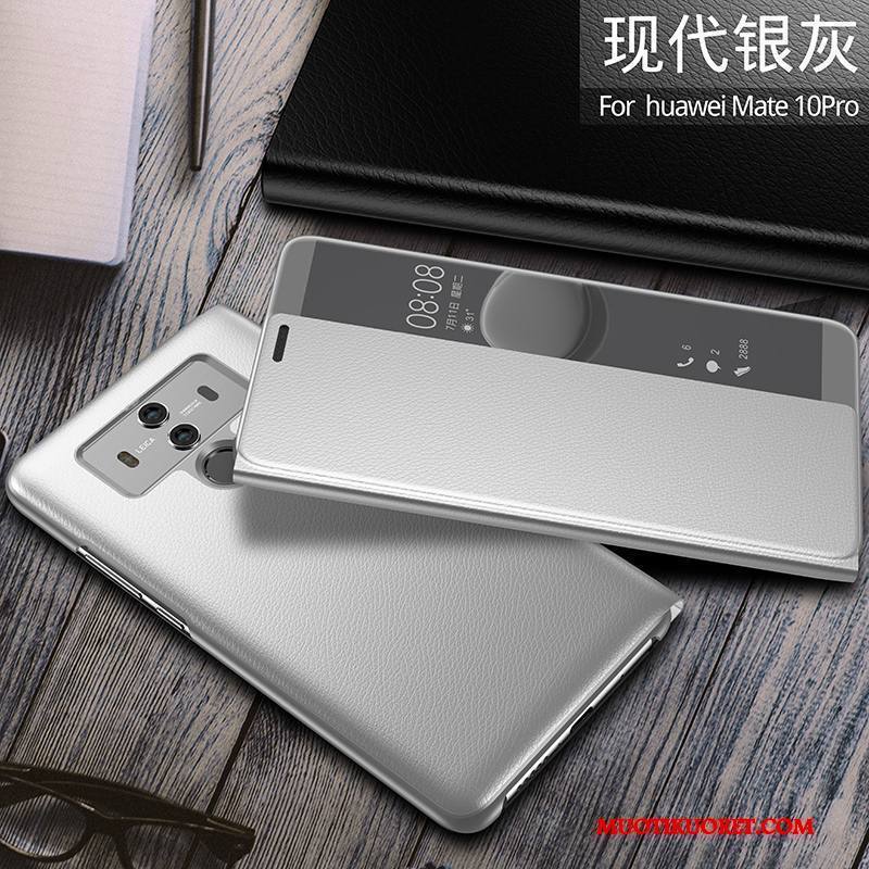 Huawei Mate 10 Pro Kuori All Inclusive Puhelimen Kuoret Murtumaton Kulta Kotelo Nahkakotelo Suojaus
