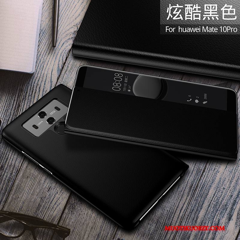 Huawei Mate 10 Pro Kuori All Inclusive Puhelimen Kuoret Murtumaton Kulta Kotelo Nahkakotelo Suojaus