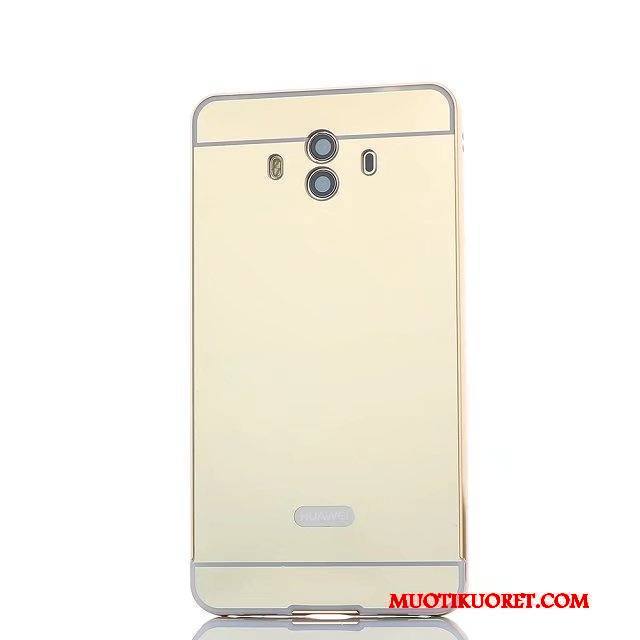 Huawei Mate 10 Pro Kuori Suojaus Kehys Takakansi Peili Kotelo Metalli Jauhe