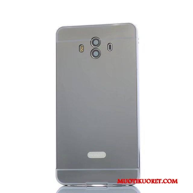 Huawei Mate 10 Pro Kuori Suojaus Kehys Takakansi Peili Kotelo Metalli Jauhe