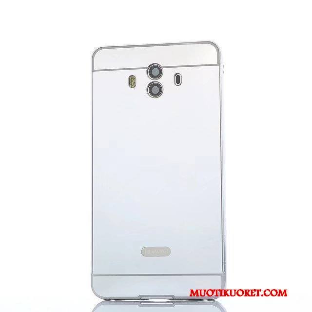 Huawei Mate 10 Pro Kuori Suojaus Kehys Takakansi Peili Kotelo Metalli Jauhe