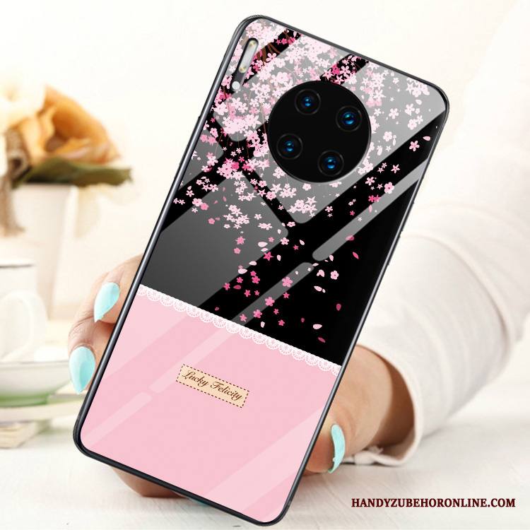 Huawei Mate 30 Kuori Lasi Tila Rengas Puhelimen Kotelo Karkaisu Näytönsuojus