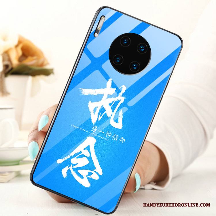 Huawei Mate 30 Kuori Lasi Tila Rengas Puhelimen Kotelo Karkaisu Näytönsuojus
