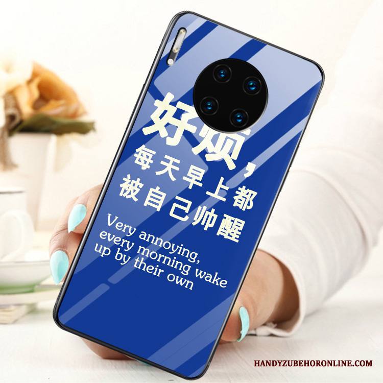 Huawei Mate 30 Kuori Lasi Tila Rengas Puhelimen Kotelo Karkaisu Näytönsuojus