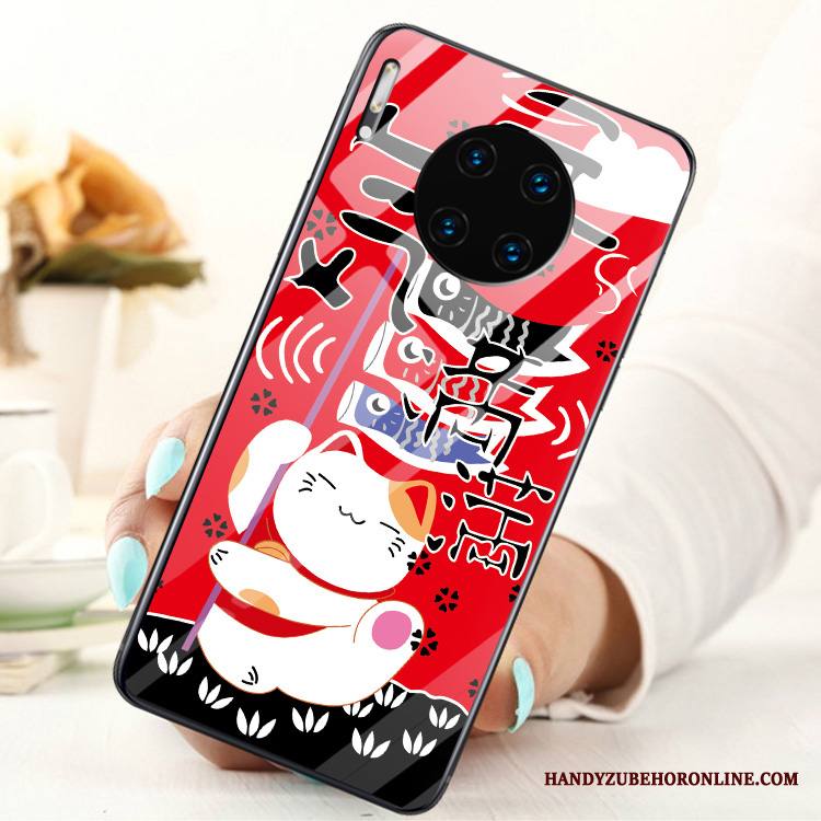 Huawei Mate 30 Kuori Lasi Tila Rengas Puhelimen Kotelo Karkaisu Näytönsuojus