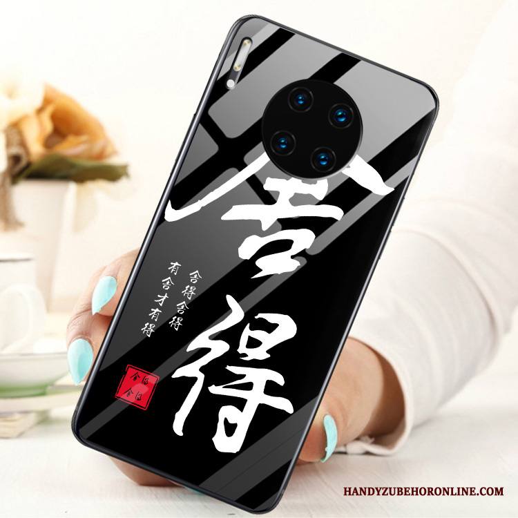 Huawei Mate 30 Kuori Lasi Tila Rengas Puhelimen Kotelo Karkaisu Näytönsuojus