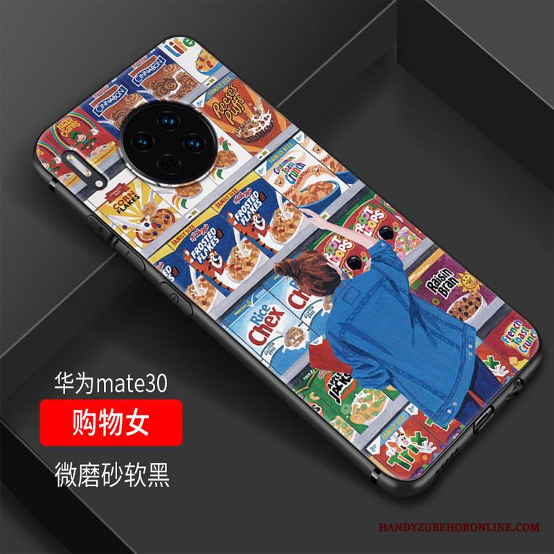 Huawei Mate 30 Kuori Puhelimen Kuoret Sarjakuva Pehmeä Neste Kustannukset All Inclusive Suojaus Lasi