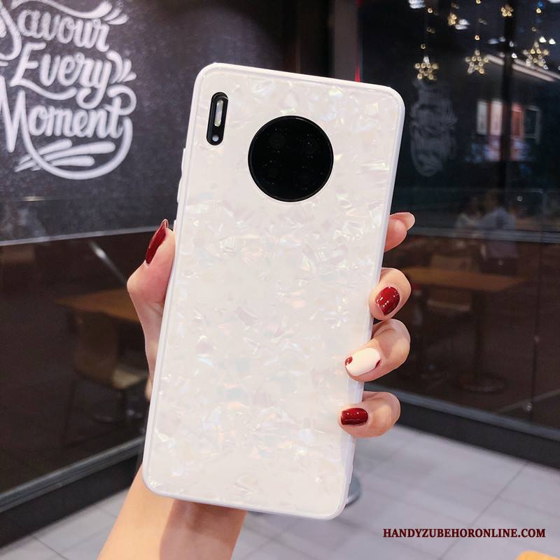 Huawei Mate 30 Kuori Puhelimen Ylellisyys Punainen All Inclusive Murtumaton Puhelimen Kuoret Lasi