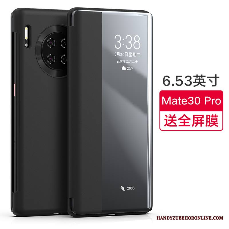 Huawei Mate 30 Pro Kuori Ohut Nahkakotelo Punainen Puhelimen Kuoret Ultra Murtumaton