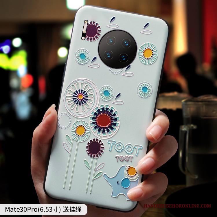 Huawei Mate 30 Pro Kuori Puhelimen Kuoret Ripustettavat Koristeet Persoonallisuus Tide-brändi Pesty Suede Ohut Luova