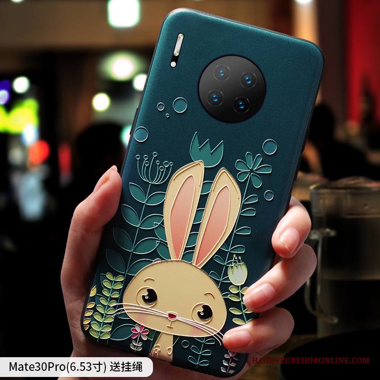 Huawei Mate 30 Pro Kuori Puhelimen Kuoret Ripustettavat Koristeet Persoonallisuus Tide-brändi Pesty Suede Ohut Luova
