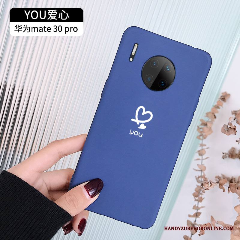 Huawei Mate 30 Pro Kuori Rakkaus Yksinkertainen Kotelo Murtumaton Rakastunut Silikoni Puhelimen Kuoret