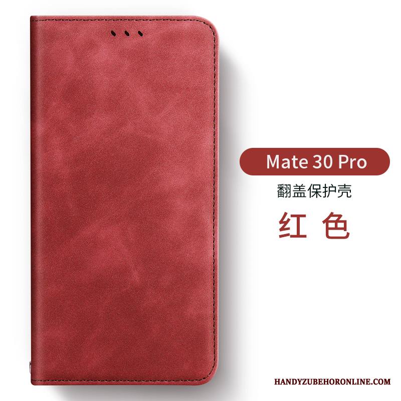 Huawei Mate 30 Pro Nahka All Inclusive Pehmeä Neste Vihreä Kuori Puhelimen Kuoret Murtumaton