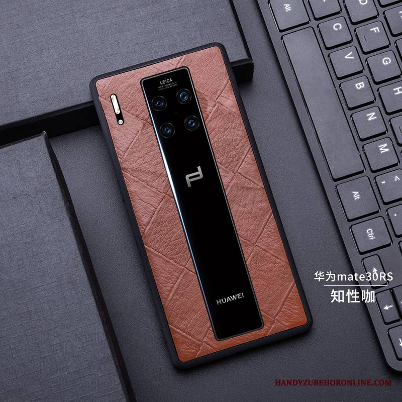 Huawei Mate 30 Rs All Inclusive Puhelimen Kuoret Kotelo Kuori Ylellisyys Musta Ultra