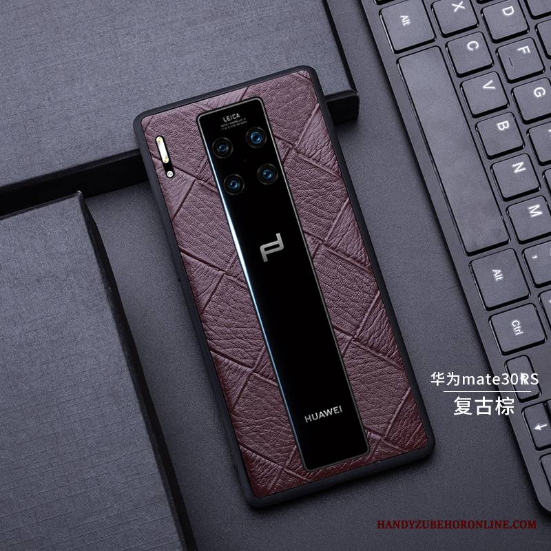 Huawei Mate 30 Rs All Inclusive Puhelimen Kuoret Kotelo Kuori Ylellisyys Musta Ultra