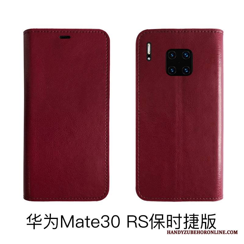 Huawei Mate 30 Rs Kuori Kotelo Suojaus Puhelimen Kuoret Lehmä Nahkakotelo Aito Nahka All Inclusive