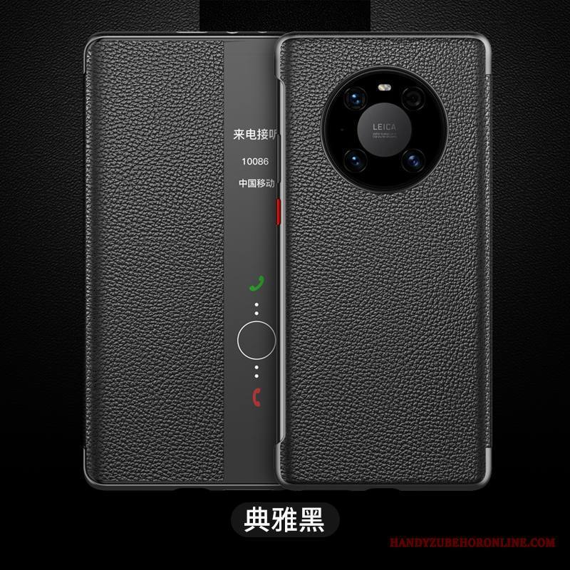 Huawei Mate 40 Kuori All Inclusive Kotelo Murtumaton Simpukka Puhelimen Kuoret Aito Nahka Suojaus