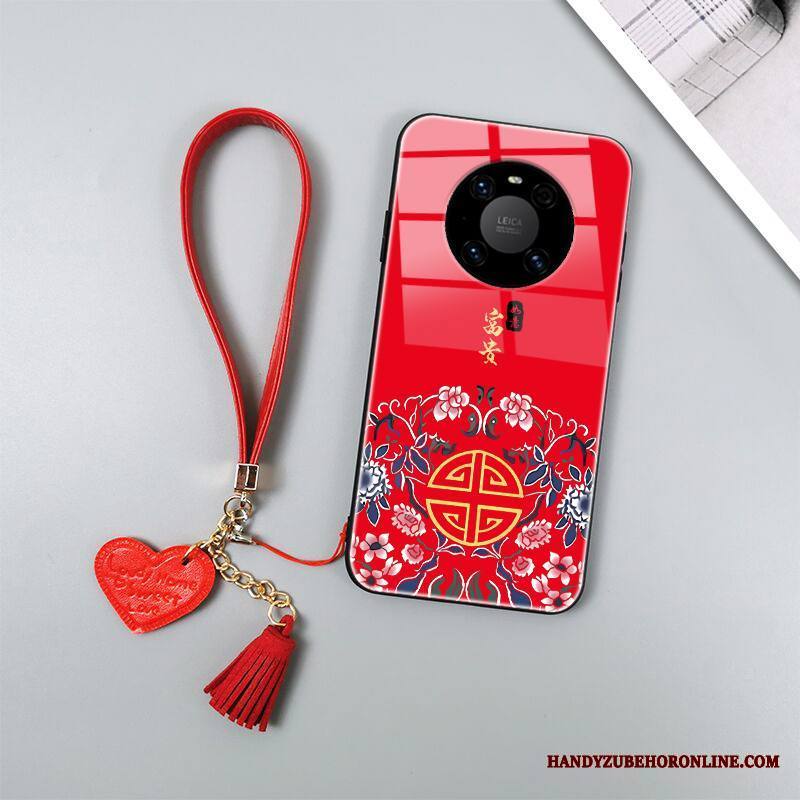 Huawei Mate 40 Pro Kuori Murtumaton Net Red Persoonallisuus Kiinalainen Tyyli Tide-brändi Kotelo Suojaus