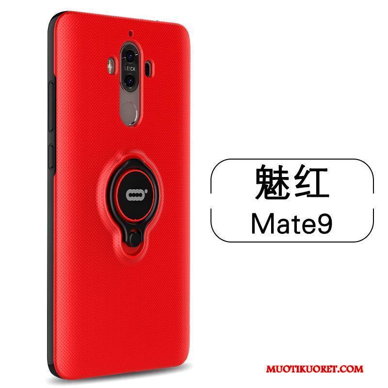Huawei Mate 9 Kuori Murtumaton Kotelo Rengas Vihreä Tuki Silikoni Suojaus