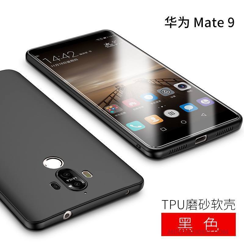 Huawei Mate 9 Kuori Pehmeä Neste Kotelo Puhelimen Kuoret Ohut Suojaus All Inclusive Musta