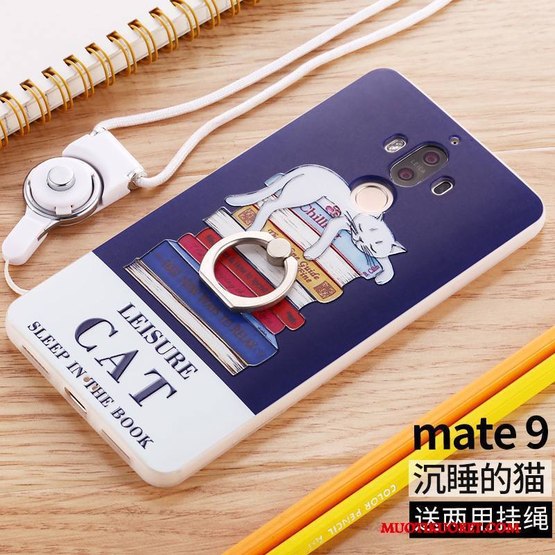 Huawei Mate 9 Kuori Persoonallisuus Kotelo Luova Puhelimen Kuoret Silikoni Vaaleansininen Murtumaton