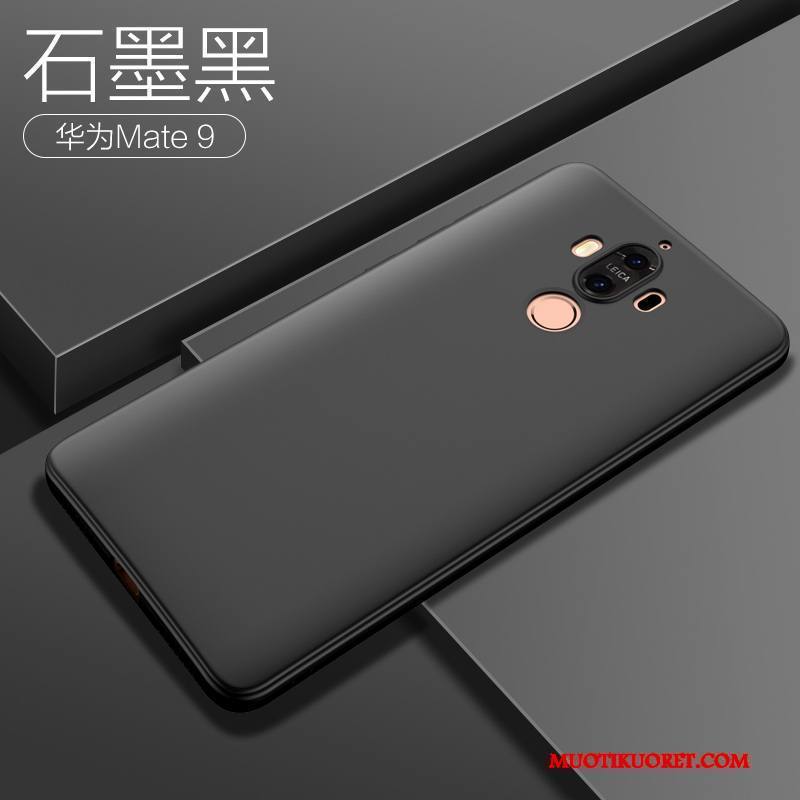Huawei Mate 9 Kuori Pesty Suede Puhelimen Kuoret Silikoni Ultra Punainen Ohut Kotelo