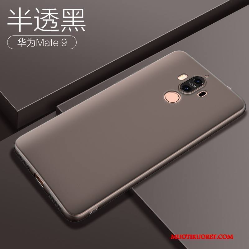 Huawei Mate 9 Kuori Pesty Suede Puhelimen Kuoret Silikoni Ultra Punainen Ohut Kotelo