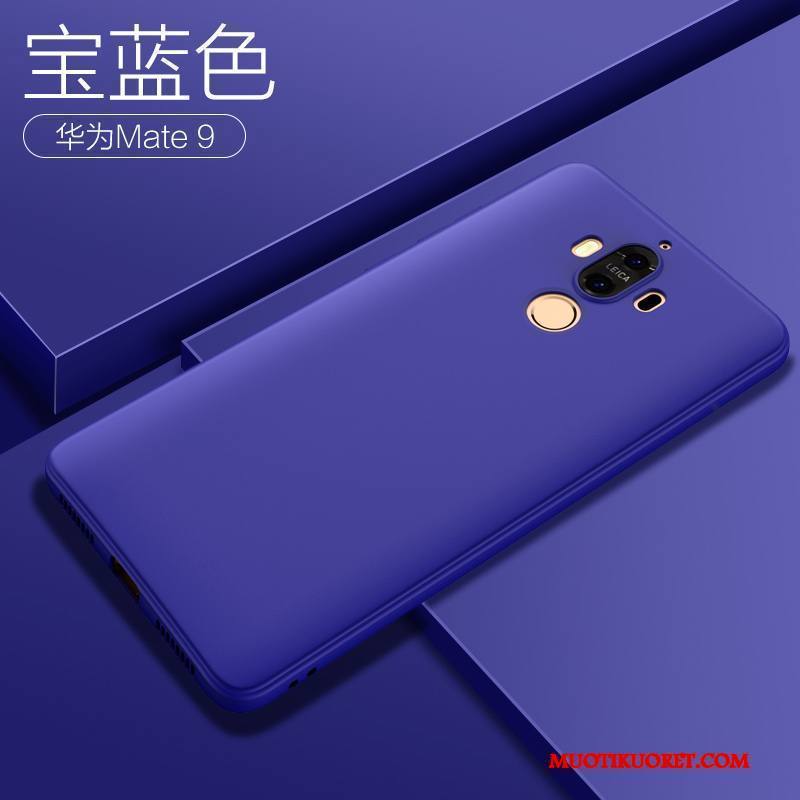 Huawei Mate 9 Kuori Pesty Suede Puhelimen Kuoret Silikoni Ultra Punainen Ohut Kotelo