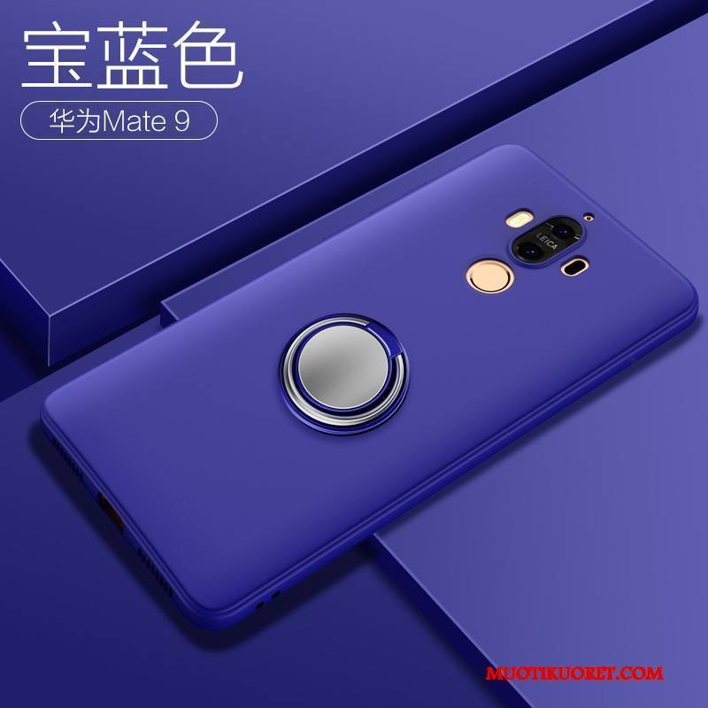 Huawei Mate 9 Kuori Pesty Suede Puhelimen Kuoret Silikoni Ultra Punainen Ohut Kotelo