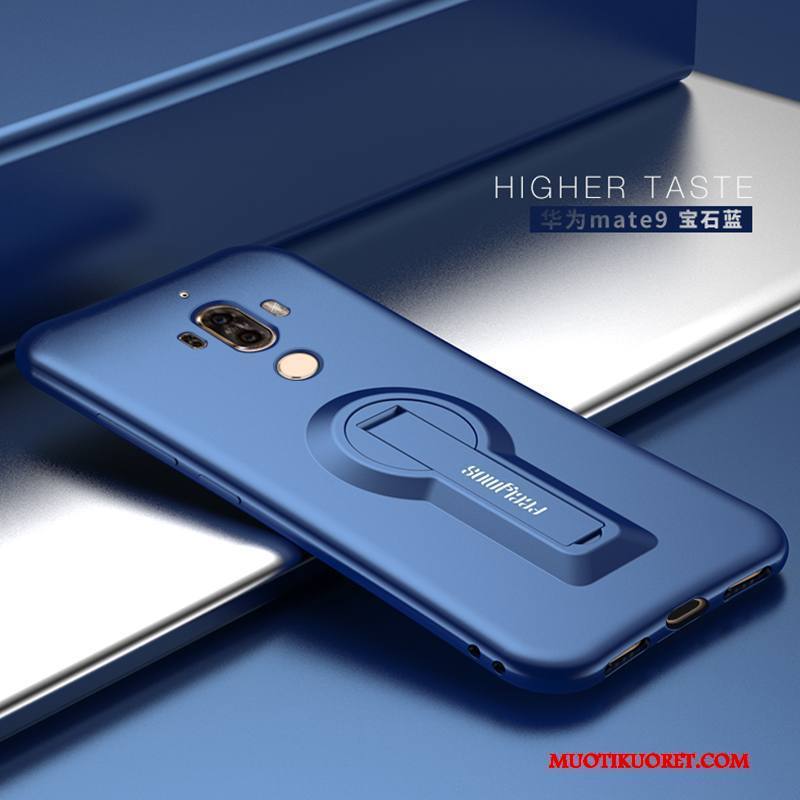 Huawei Mate 9 Kuori Silikoni Trendi Ripustettavat Koristeet Murtumaton Puhelimen Kuoret Musta Pesty Suede