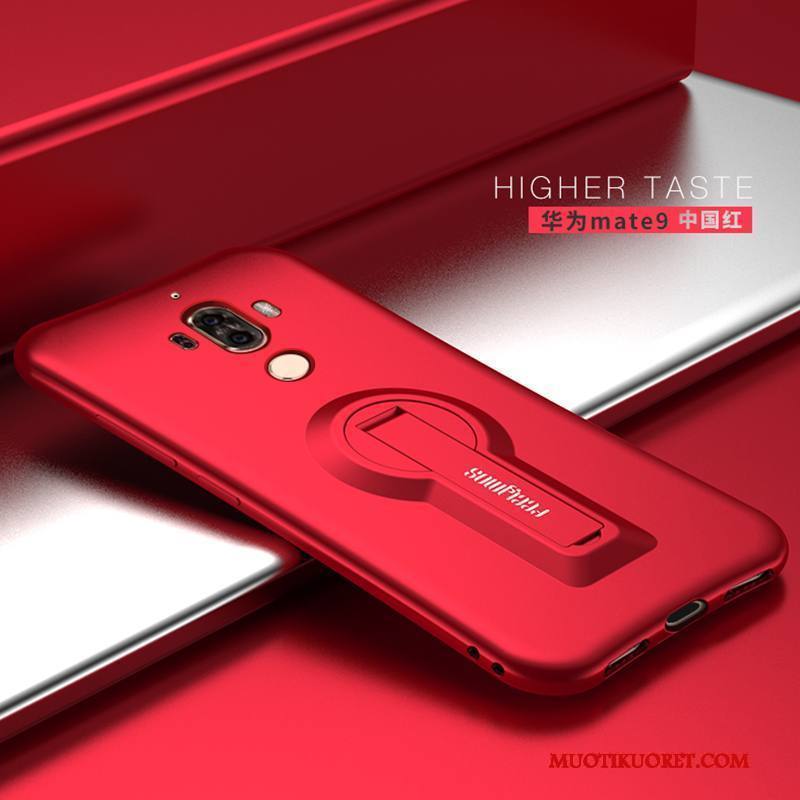 Huawei Mate 9 Kuori Silikoni Trendi Ripustettavat Koristeet Murtumaton Puhelimen Kuoret Musta Pesty Suede