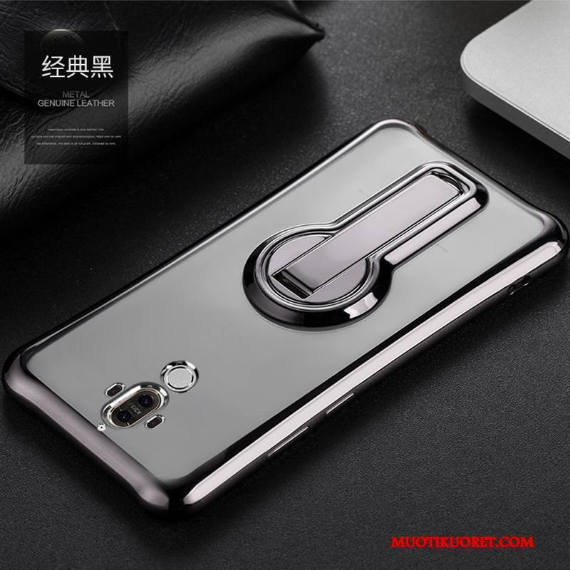 Huawei Mate 9 Kuori Silikoni Trendi Ripustettavat Koristeet Murtumaton Puhelimen Kuoret Musta Pesty Suede